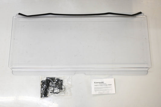 New OEM Kawasaki TX000-20 Poly Full Windshield Kit NOS