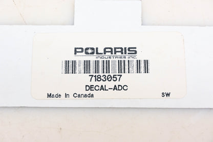 New OEM Polaris 7183057 ADC Decal NOS
