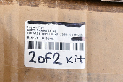 New OEM Polaris DOOR-P-RAN1K4-00 Ranger XP 1000 Aluminum Door Kit NOS