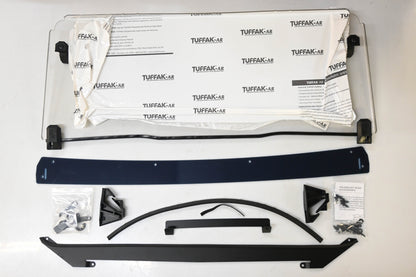 New OEM Polaris 2889156 Poly Full Windshield Kit NOS