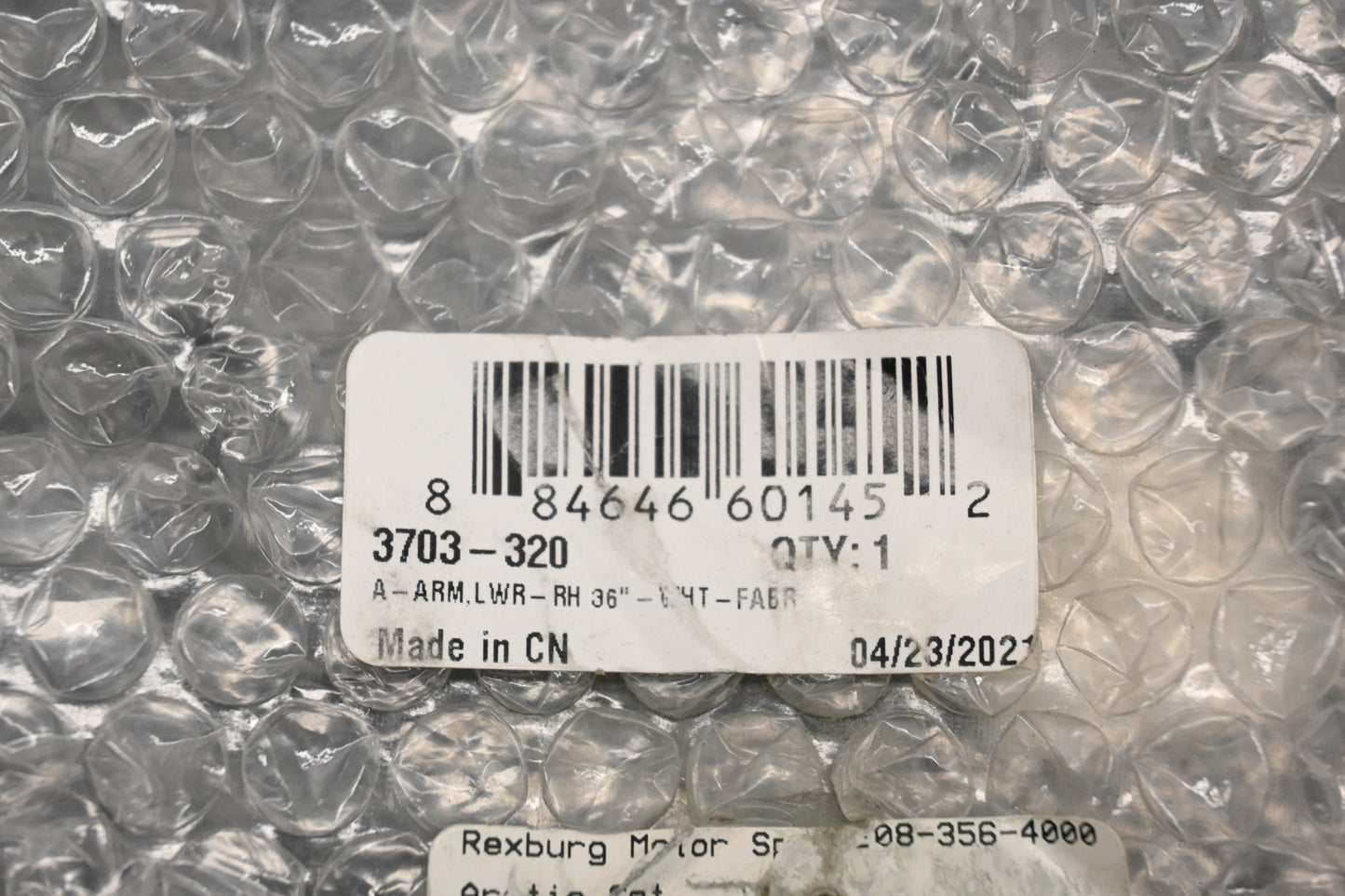 New OEM Arctic Cat 3703-320 White Right Lower A-Arm NOS