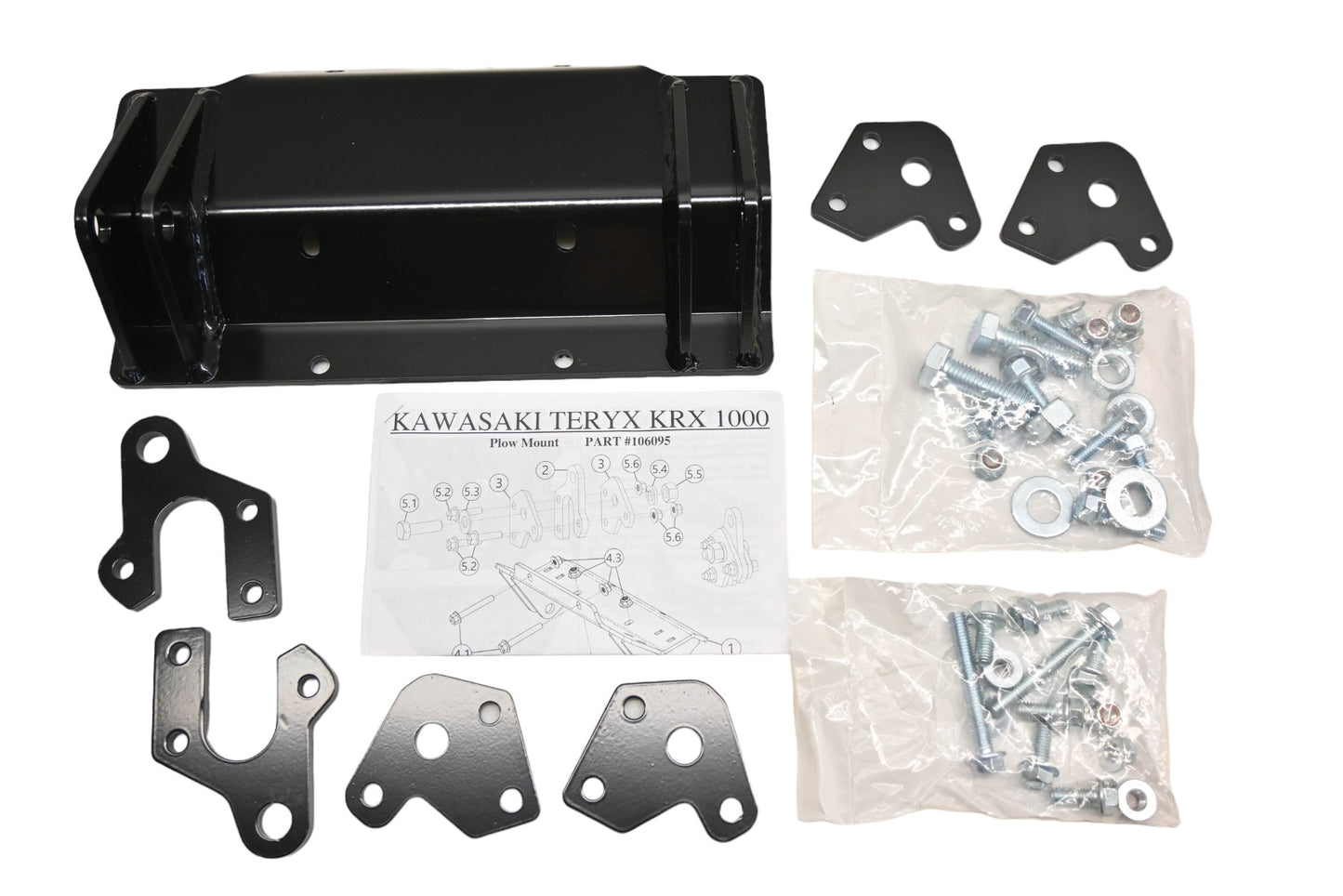 KFI 106095, 10-6095 Kawasaki TeryX KRX1000 Plow Mount Kit NOS