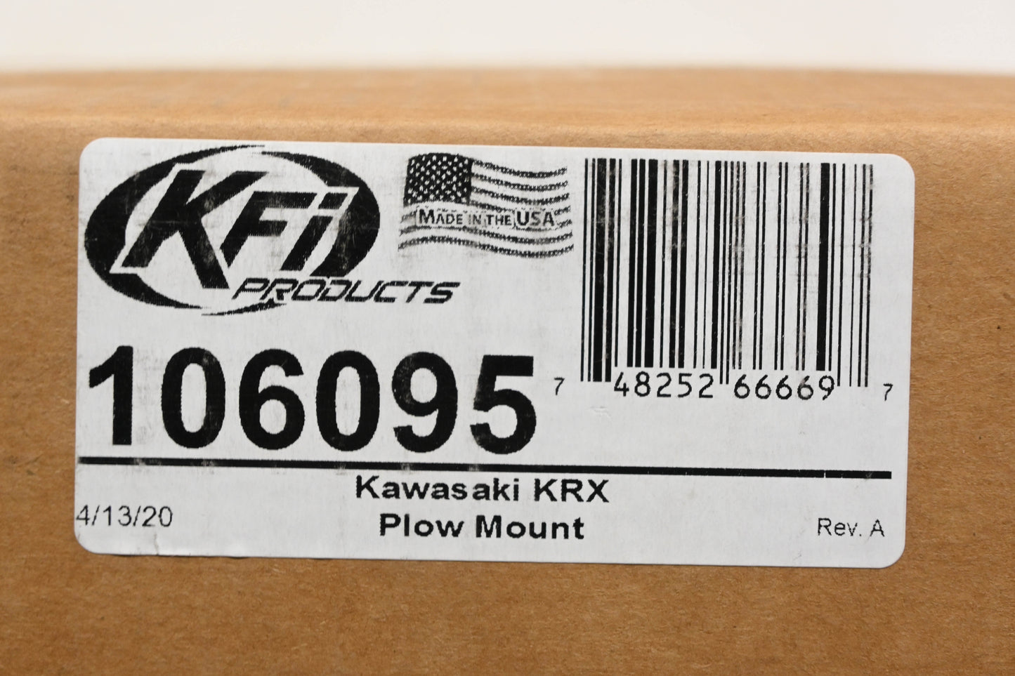 KFI 106095, 10-6095 Kawasaki TeryX KRX1000 Plow Mount Kit NOS