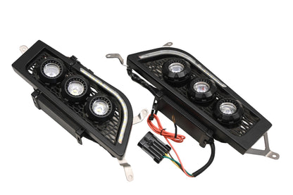 Heretic HL-1000BLK RZR XP1000 / Turbo / TurboS LED Headlight Kit NOS