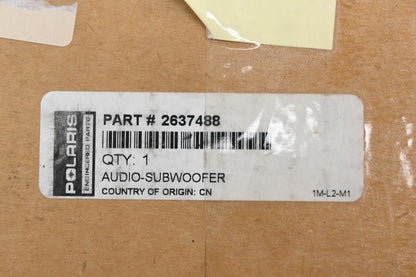 New OEM Polaris 2637488 Audio Subwoofer 10" Speaker NOS