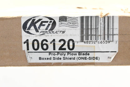 KFI 106120, 10-6120 Pr-Poly Plow Boxed Side Shield Kit NOS