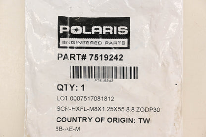 New OEM Polaris 7519242 Hex Flange Screw NOS
