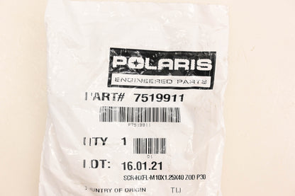 New OEM Polaris 7519911 Hex Flange Screw M10 x 1.25 x 40 NOS