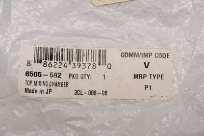New OEM Arctic Cat 6505-582 Carburetor Mixing Chamber Top NOS
