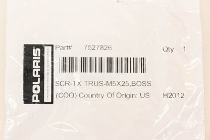 New OEM Polaris 7527826 Boss Trus M5 x 25 Screws Qty 2 NOS