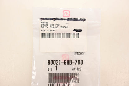 New OEM Honda 90021-GHB-700 Hex Flange 6x30 Bolt NOS
