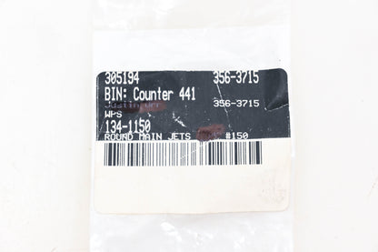 WPS 134-1150 Round Main Jet #150 NOS