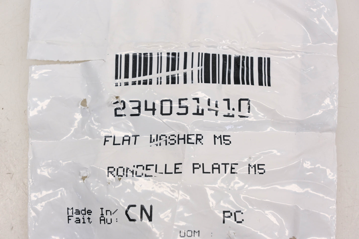 Aftermarket 234051410 M5 Flat Washers Qty 2 NOS