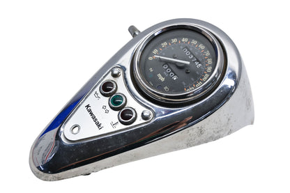 OEM Kawasaki 25005-1725 Speedometer 120MPH & Cover Assembly