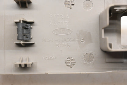 New OEM Ford 9L34-14A564-A, 9L3Z-14528-AA Interior Light Grey Driver Side Switch Housing NOS