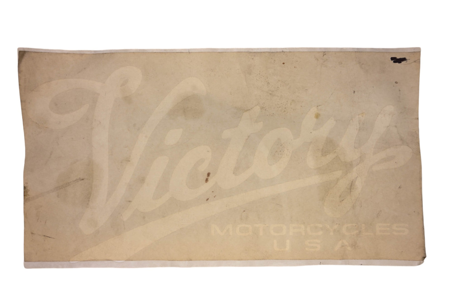 New OEM Polaris NA020-15 Victory White 16"x 9" Decal NOS