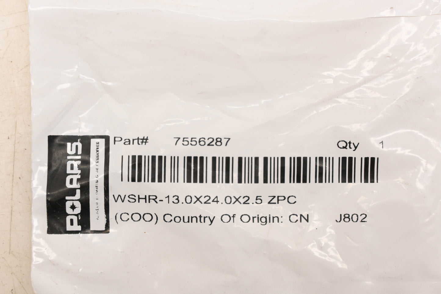 New OEM Polaris 7556287 Washer NOS