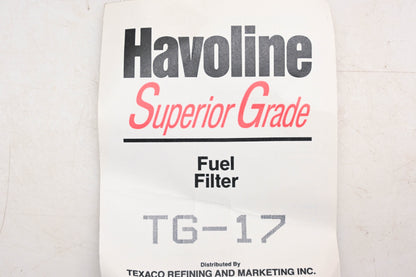 Havoline TG-17, TG17 Fuel Filter Kit NOS