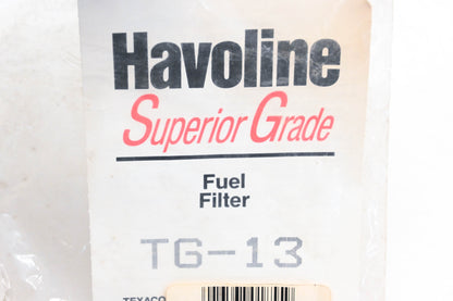 Havoline TG-13, TG13 Fuel Filter NOS