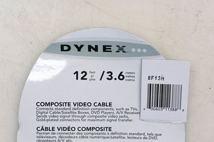 Dynex 8F13H Composite 12' Video Cable NOS