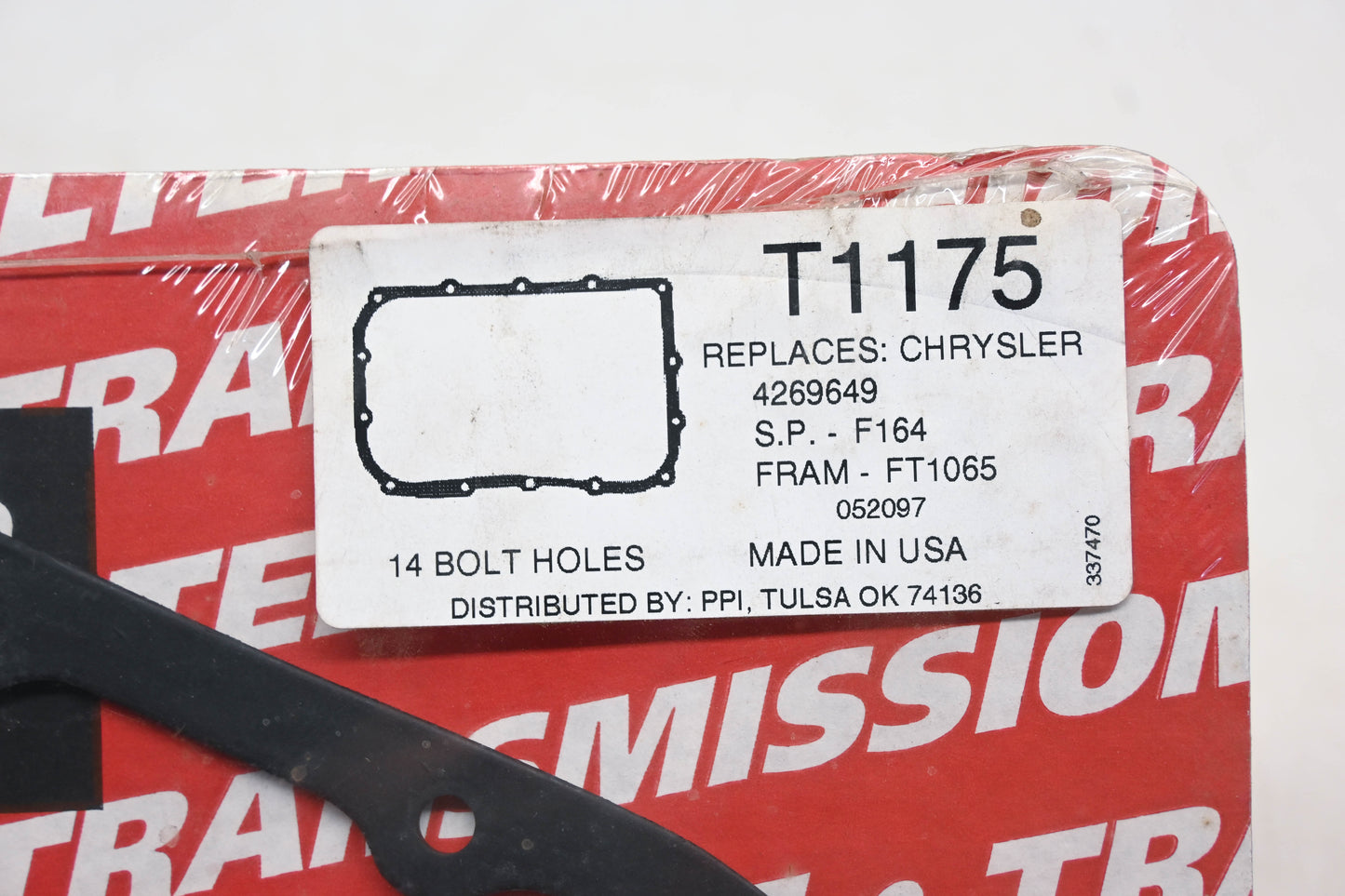 Installer T1175, 4269649, FT1065 Transmission Filter & Gasket Kit NOS