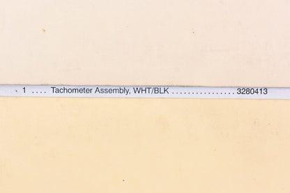 OEM Polaris 3280413 Tachometer Gauge Assembly