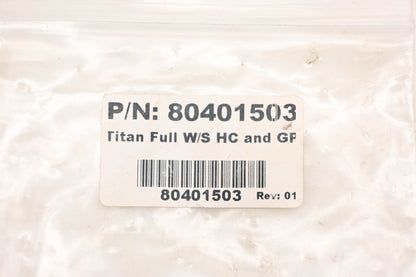 New OEM Polaris 80401503 Titan Full Windshield Hardware Kit NOS