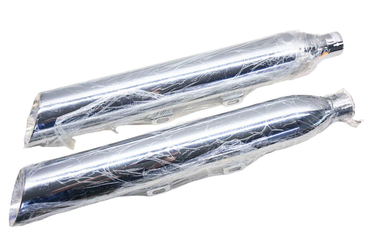 New OEM Polaris 1261264, 1261265 2003 Victory Vegas Competition Front/Rear Slashcut Muffler Kit NOS