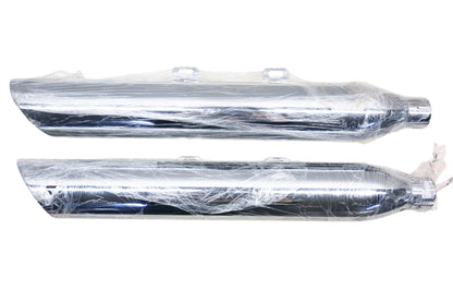 New OEM Polaris 1261264, 1261265 2003 Victory Vegas Competition Front/Rear Slashcut Muffler Kit NOS