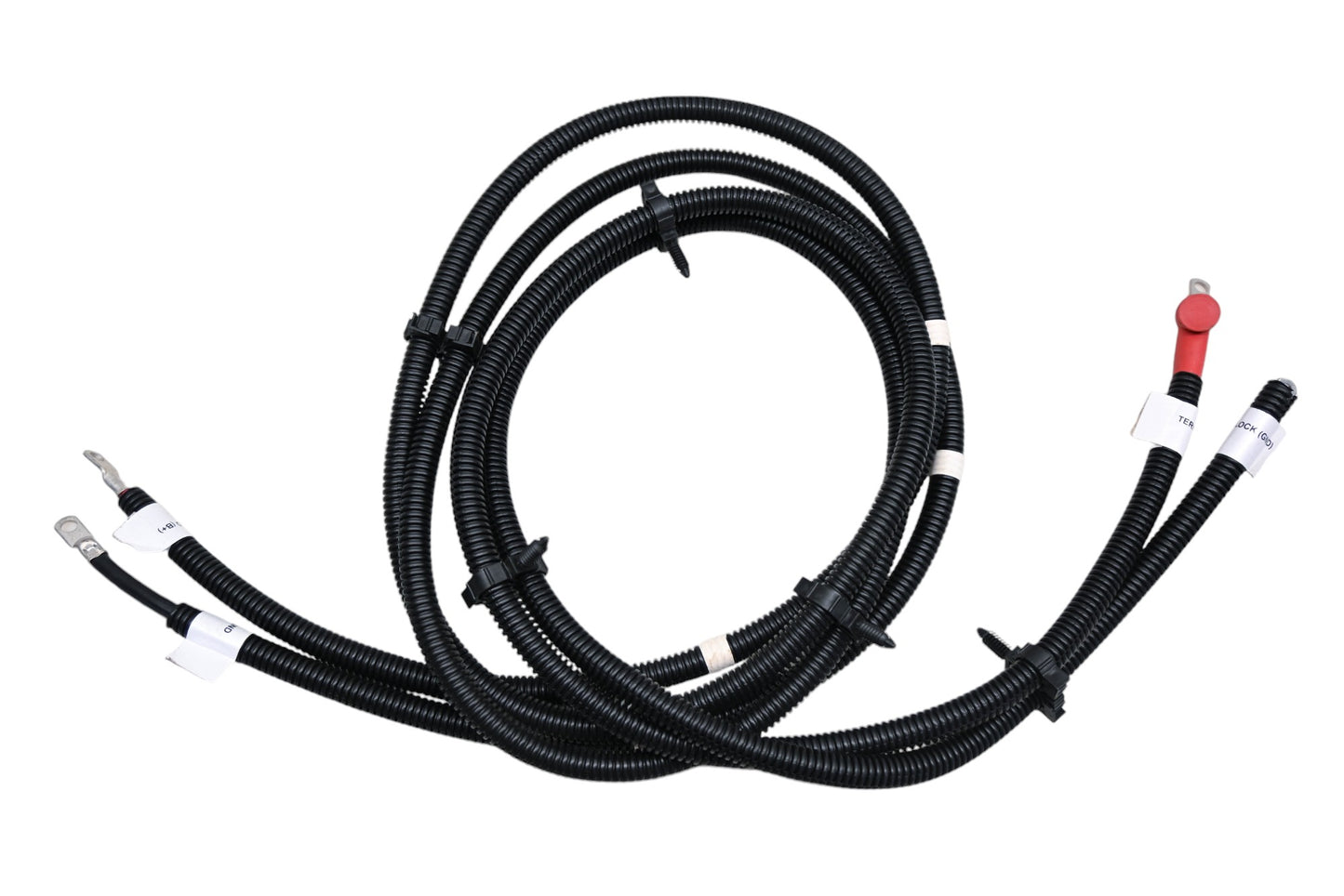 Aftermarket MR003-22 Battery Extension Copper 6-Gauge 7' Loom Tubing Cable