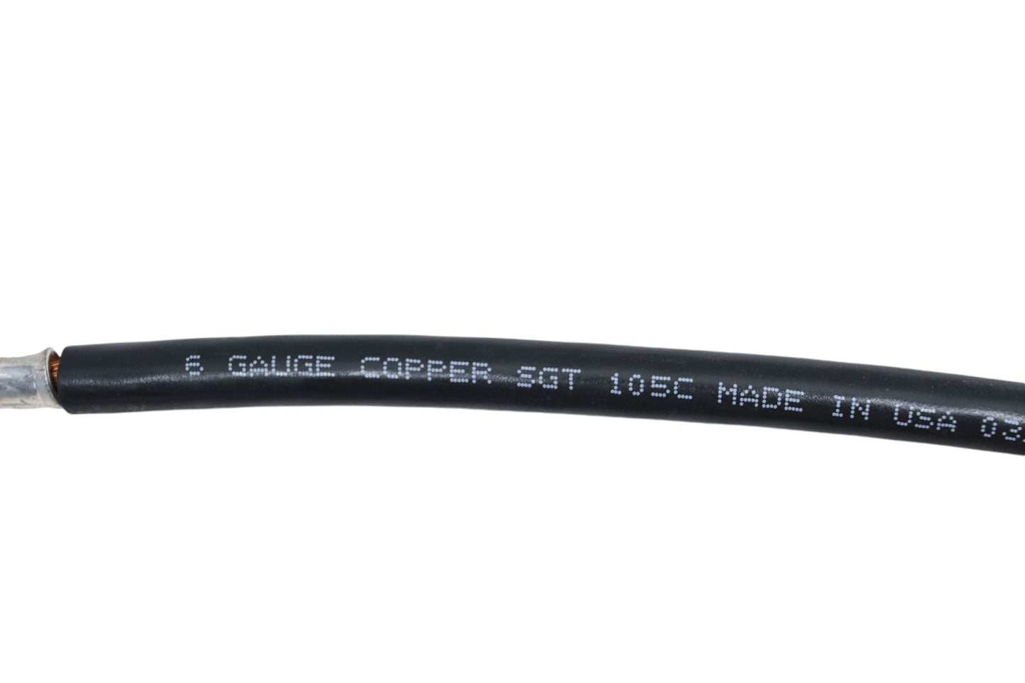 Aftermarket MR003-22 Battery Extension Copper 6-Gauge 7' Loom Tubing Cable