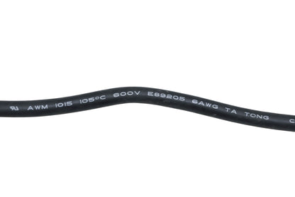 Ta Tong MR014-11 Black 3' Battery Cable 6-Gauge