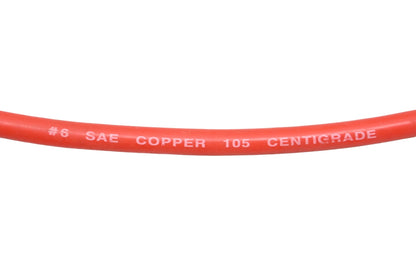 Aftermarket MR014-14 Red 18" Copper Battery Cable 6-Gauge NOS