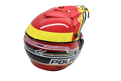 New OEM Polaris ZZ021-35 Red Tenacity TX-12 Helmet Medium 57-58cm NOS