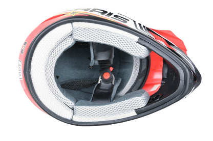 New OEM Polaris ZZ021-35 Red Tenacity TX-12 Helmet Medium 57-58cm NOS