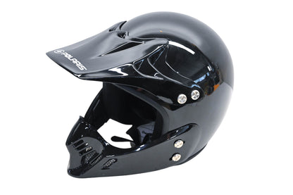 New OEM Polaris 285143703 Black Moto EC Helmet Medium NOS