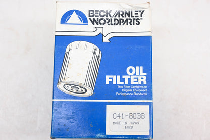 Beck/Arnley 041-8038 Oil Filter NOS
