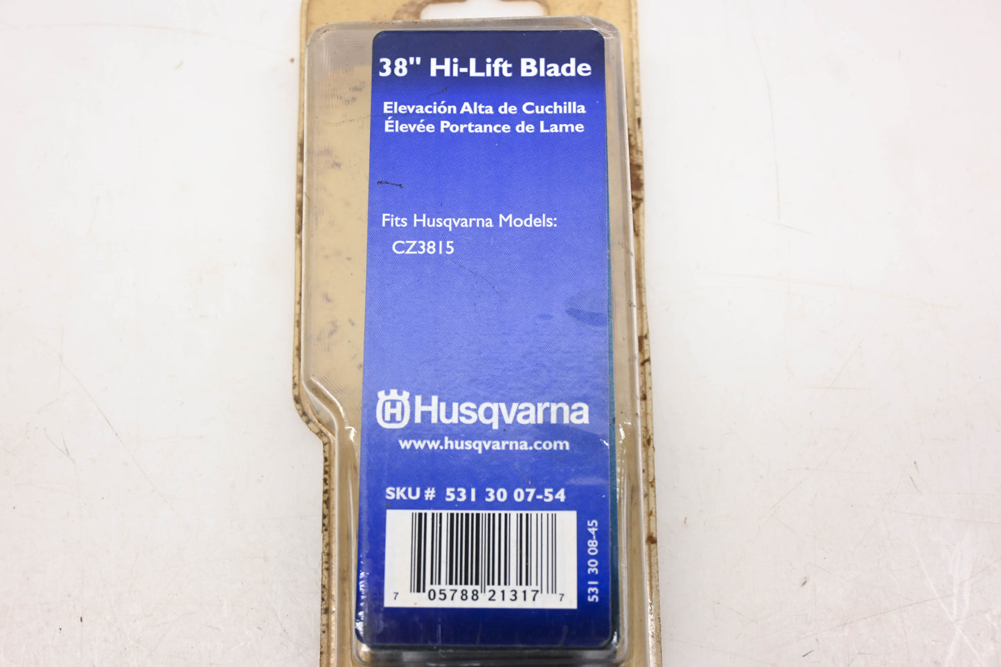 New OEM Husqvarna 5313070-54, 531 30 07-54 Mower 38" Hi-Lift Blade NOS