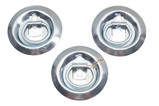 Aftermarket NB025-3 Surface Mount 4" D-Ring Tie Downs Qty 3 NOS