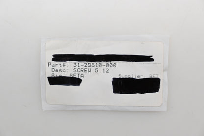 Beta 31-29810-000, 31.29810.000 Screw 5.12 NOS