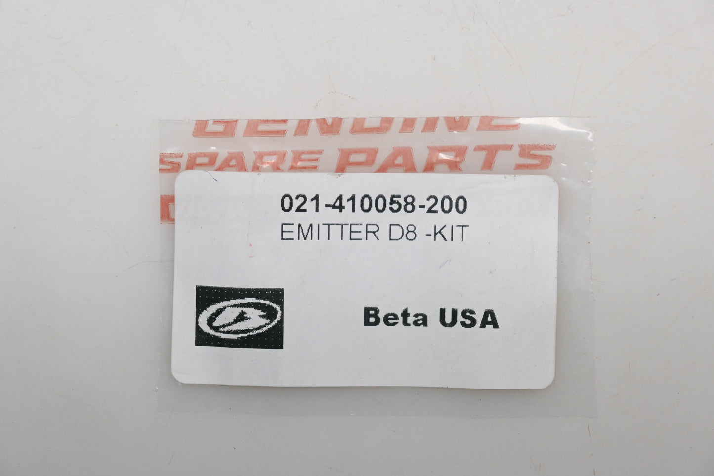 Beta 021-410058-200, 021.41.005.82.00 Emitter D8 Kit NOS