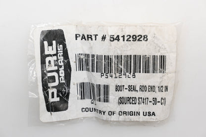 New OEM Polaris 5412928 1/2in Tie Rod End Boot Seal NOS