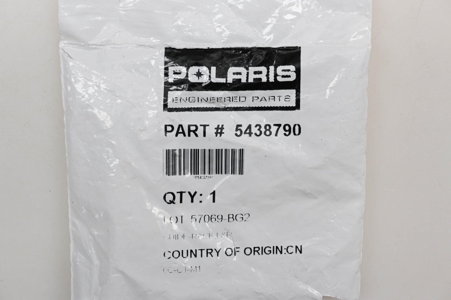New OEM Polaris 5438790 Lock & Ride Rack Guide NOS