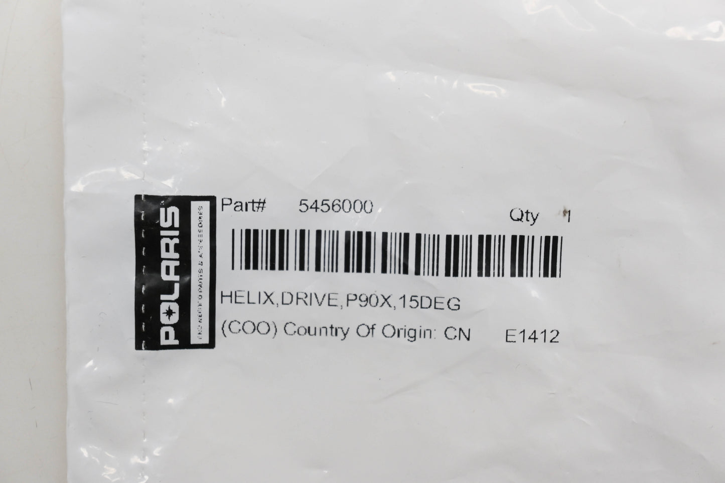 New OEM Polaris 5456000 P90X 15� Helix Drive NOS