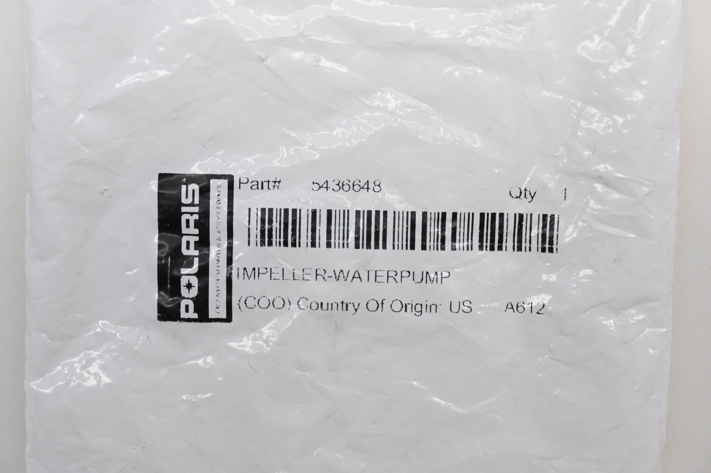 New OEM Polaris 5436648 Water Pump Impeller NOS