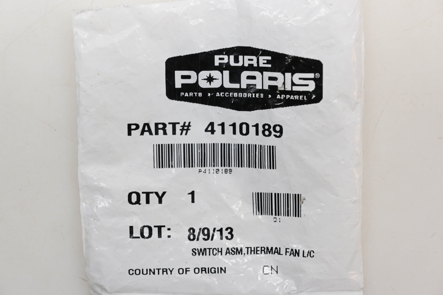 New OEM Polaris 4110189 Thermal Fan Switch NOS