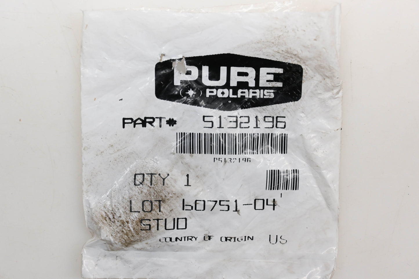 New OEM Polaris 5132196 81mm Crankcase Studs Qty 2 NOS