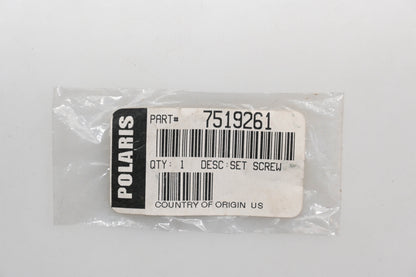 New OEM Polaris 7519261 Set Screw NOS