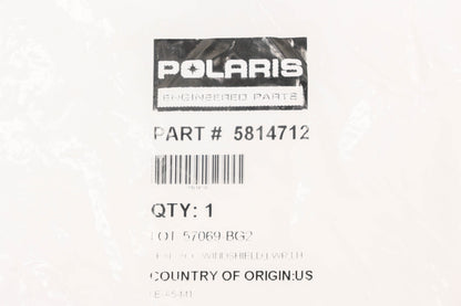 New OEM Polaris 5814712 Lower Left Windshield Seal NOS