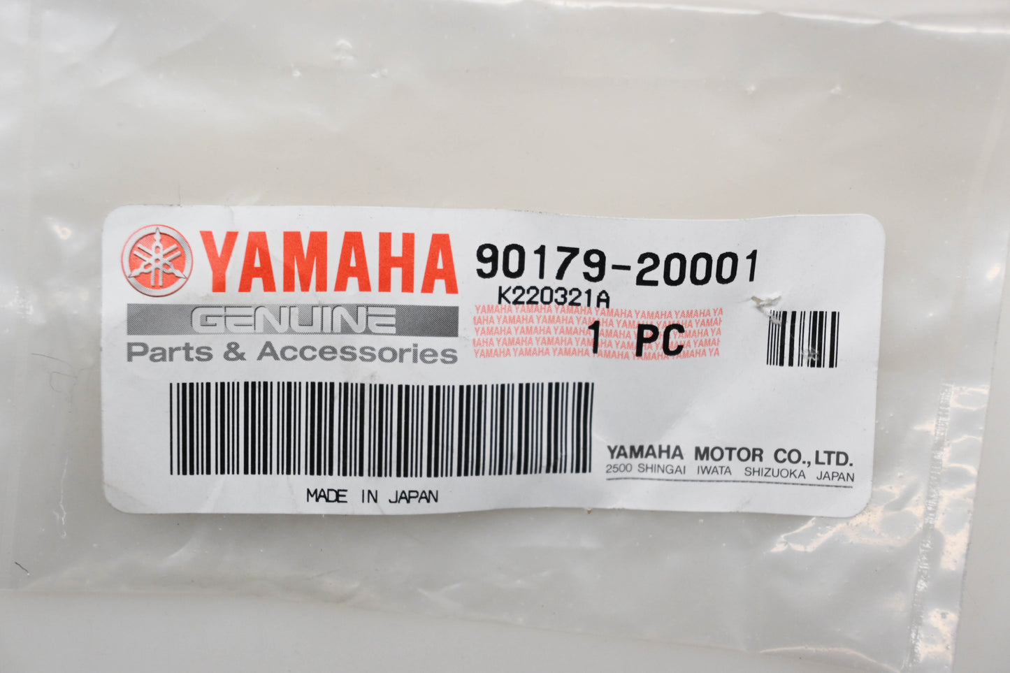 New OEM Yamaha 90179-20001-00 Front Sprocket Nut NOS